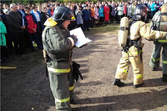 Как проходили пожарно-тактические учения в селе Комсомольское