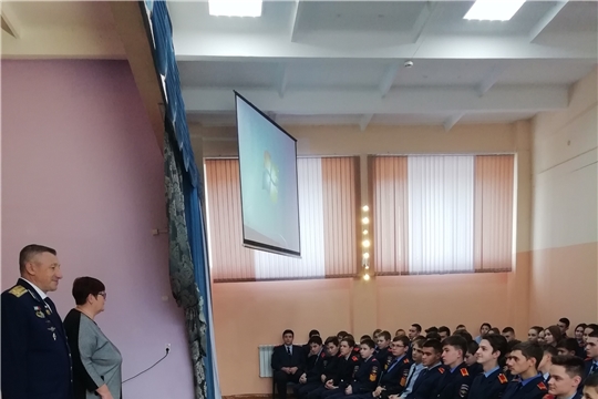 Встреча министра Вениамина Петрова с кадетами
