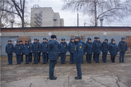 Учебно-методический сбор противопожарной службы МЧС Чувашии