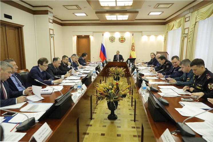 Заседание Координационного совещания при Главе Чувашской Республики по обеспечению правопорядка в Чувашской Республике