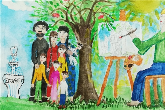 Юная художница в числе победителей Республиканского конкурса детского рисунка «Права человека – глазами ребенка»