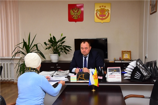 Прием граждан главой администрации Ибресинского района Сергеем Горбуновым