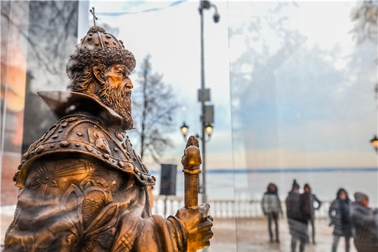 В Чебоксарах открыли первый экспонат музея под открытым небом – скульптуру Ивану Грозному