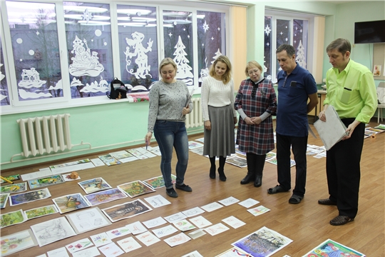 Новогодние просмотры учебных работ прошли в чебоксарской художественной школе
