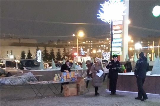 В Калининском районе г.Чебоксары обследованы точки торговли пиротехническими изделиями