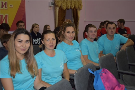 На республиканском спортивном фестивале Советов работающей молодежи команду Канашского района представляла команда из активистов Молодежного правительства