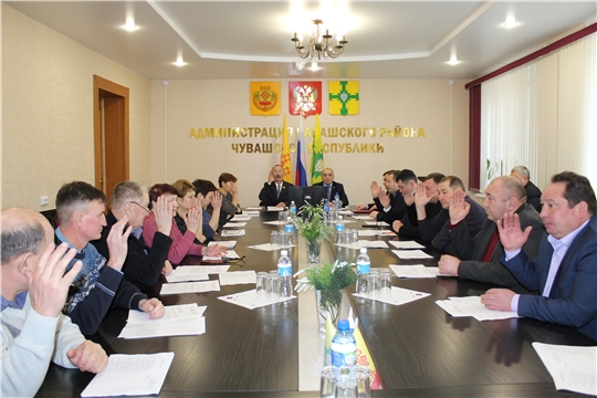 Сегодня состоялось очередное 44 заседание Собрания депутатов Канашского района  6 созыва