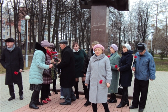 Делегация района принимала участие в митинге у памятника Михаилу Сеспелю в г.Чебоксары