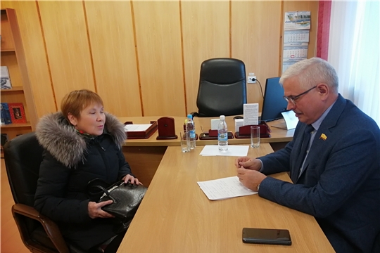 Прием граждан депутатом Государственного Совета Чувашской Республики Мифтахутдиновым К.С.