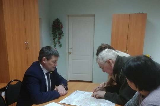 Депутат Государственного Совета Чувашской Республики Иванов В.В. провел прием граждан в Сугайкасинском сельском поселении