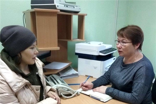 27 ноября состоялся прием граждан Канашского района начальником отдела социальной защиты населения г. Канаш и Канашского района Яковлевой Э.В.