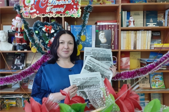 Человек читающий - надежда нации: в библиотеке села Вутабоси состоялась встреча с корреспондентом республиканской газеты «Чăваш хĕрарăмĕ»  М. Р. Тумалановой