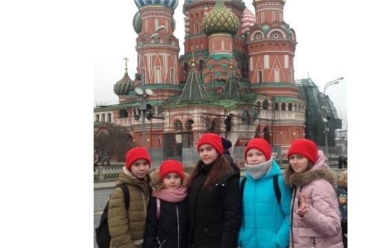 Ученица Ухманской школы Григорьева Кристина удостоена поездки на Кремлевскую елку в Москву
