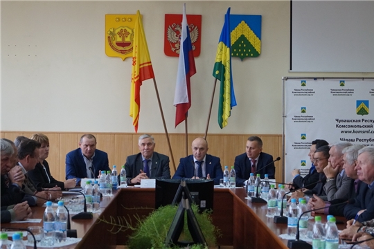 В Комсомольском районе состоялось выездное заседание Союза ветеранов агропромышленного комплекса Чувашской Республики.