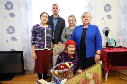 Голубевой Екатерине Егоровне из села Комсомольское - 95 лет со дня рождения