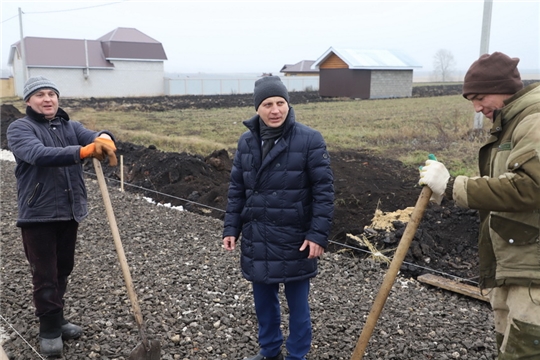 Выезд главы администрации Комсомольского района А.Н. Осипова в Урмаевское сельское поселение