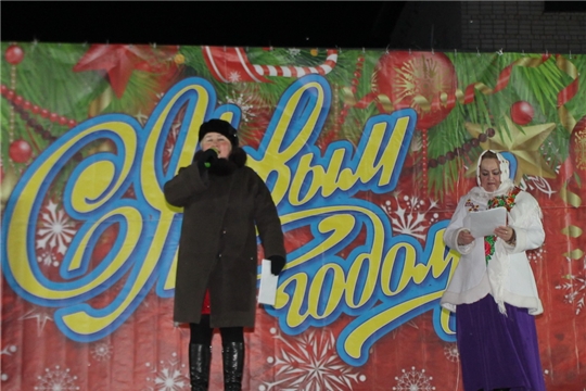 В селе Комсомольское дружно и весело встретили Новый год