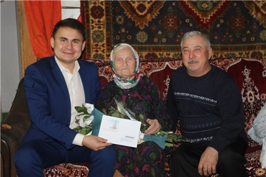 90-летний юбилей труженицы тыла Валеевой Бибизайтуны Абдулбариевны