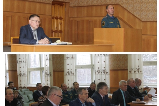 Расширенное заседание Комиссии по предупреждению и ликвидации чрезвычайных ситуаций, обеспечению пожарной безопасности и безопасности людей на водных объектах Козловского района
