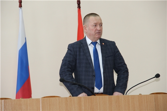Глава администрации Красночетайского района поздравил сотрудников администрации с наступающим Новым годом