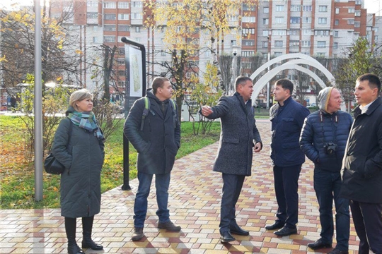 В Ленинском районе обсудили концепцию новогоднего оформления Дорисс-парка