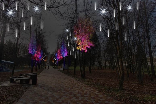 Ленинский район продолжает реализацию проекта "Новый год с Дорисс-парком"