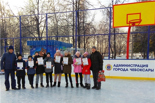 Ленинский район провел спортивное мероприятие «Новогодний игроград» в Дорисс-парке