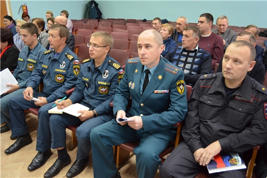Заседание комиссии по предупреждению и ликвидации чрезвычайных ситуаций и обеспечению пожарной безопасности Мариинско-Посадского района
