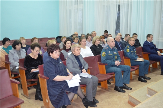 Рабочее совещание при главе администрации Мариинско-Посадского района