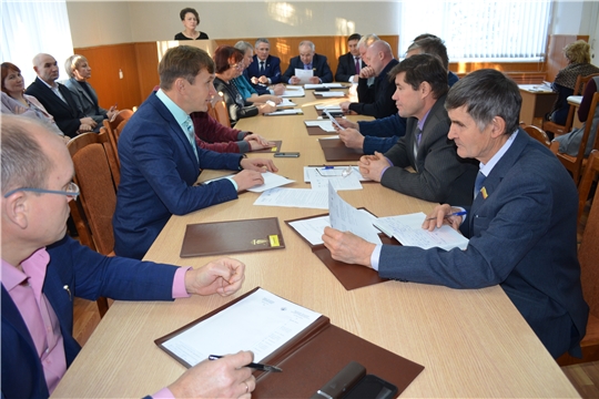 Заседание Мариинско-Посадского районного Собрания депутатов