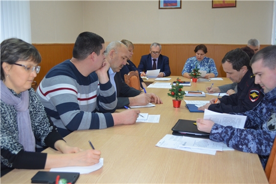 Заседание антитеррористической комиссии Мариинско-Посадского района
