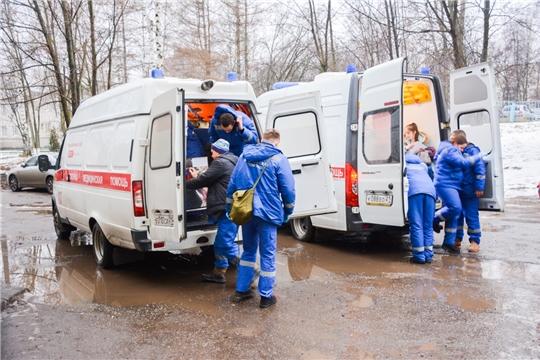 Учения по оказанию помощи пострадавшим в ДТП