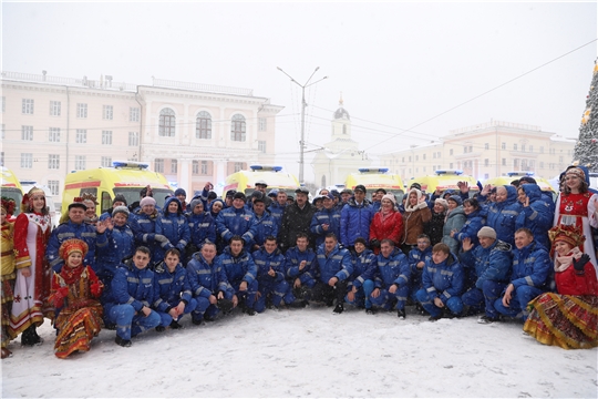 Автопарк скорой медпомощи пополнился еще на 32 автомобиля