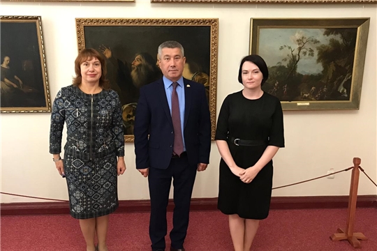 Министр культуры Чувашии Константин Яковлев посетил музеи г. Симферополь