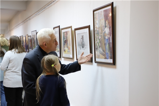 Открылась юбилейная выставка к 30-летию Чебоксарской детской художественной школы №6 им.Акцыновых