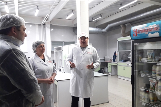 Сергей Лисицын ознакомился с работой нового аппаратного цеха в ОАО «Ядринмолоко»