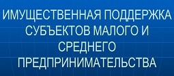 Имущественная поддержка субъектов малого и среднего предпринимательства