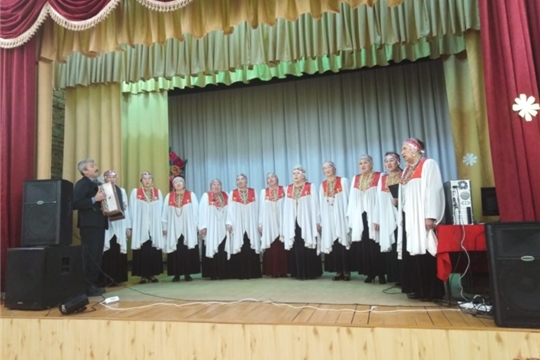 Народный хор ветеранов «Орин ен» с очередным концертом в Мадикском сельском клубе