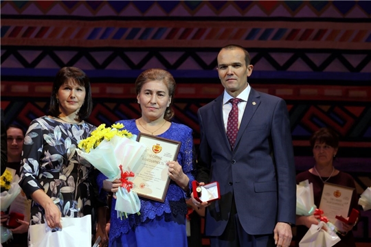 В преддверии Дня матери удостоилась Благодарности Главы Чувашской Республики