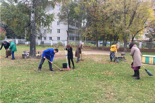 Итоги осеннего санитарно-экологического месячника в Московском районе г. Чебоксары