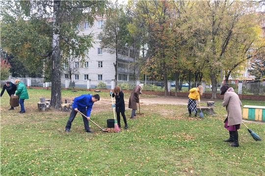 Итоги осеннего санитарно-экологического месячника в Московском районе г. Чебоксары