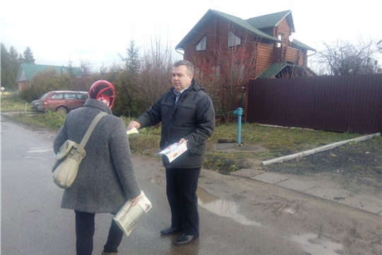В жилом секторе проводится работа по предупреждению пожаров и чрезвычайных ситуаций