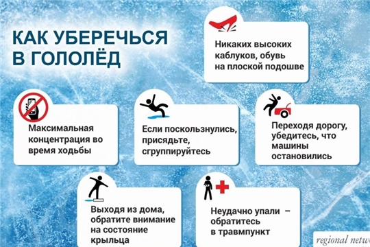 Будьте осторожны! На улице гололед!