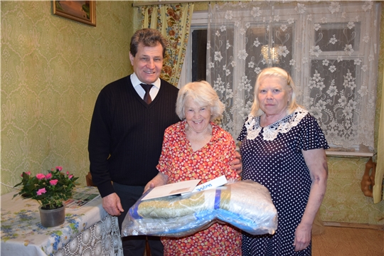 Долгожителей Московского района г. Чебоксары чествовали по случаю их юбилейных дат