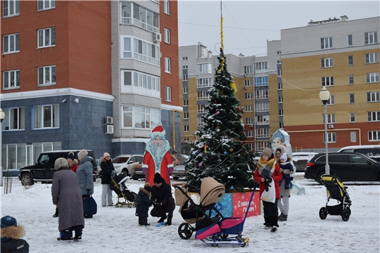 В Московском районе г. Чебоксары проверили готовность площадок к празднованию Нового года и Рождества
