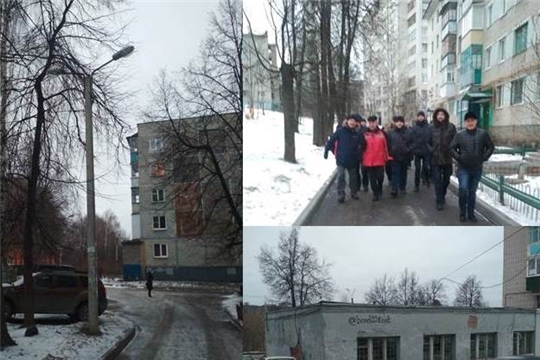 В Московском районе г. Чебоксары проведен обход территории