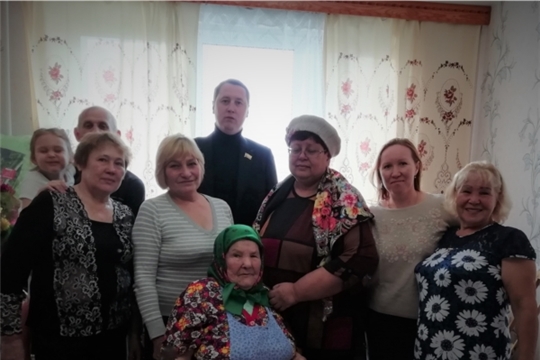 95-летний юбилей отметила жительница Новочебоксарска, ветеран войны и труда Таисия Леонтьевна Потапова