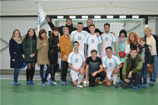 Футболисты «Химпрома» - на пьедестале почета