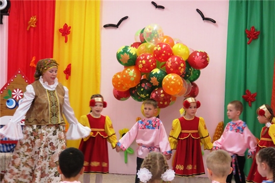 В детских садах проходят осенние праздники
