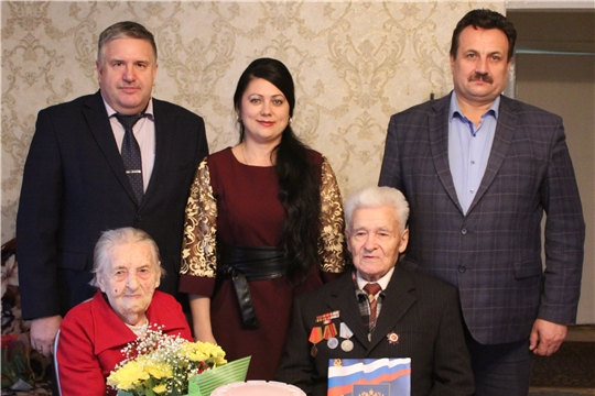 Супруги Сироткины Василий Семенович и Анна Николаевна из Порецкого района отметили коронную свадьбу – 75-летие совместной жизни